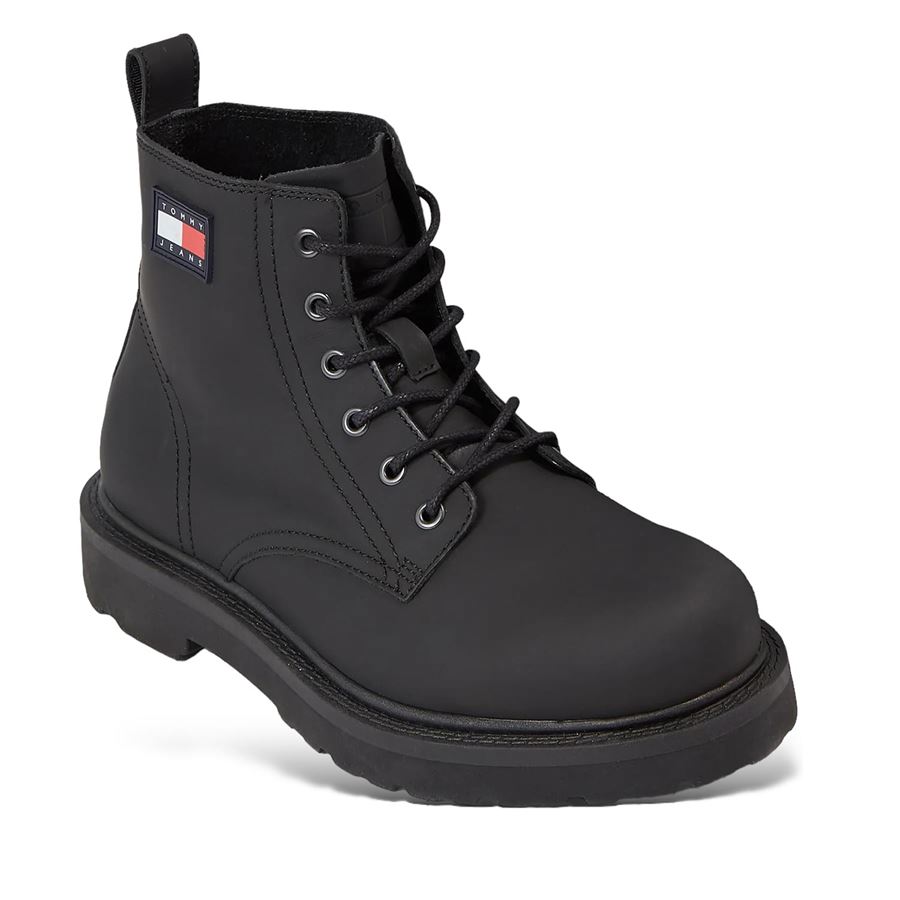 TJM RUBERIZED LACE UP BOOT Tommy Jeans | EM0EM01276BDS